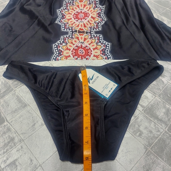 YOU DI AN New Two-Pieces Swimwear Size M. Women Halter Push Up Swimsuits Tankini - Picture 6 of 16